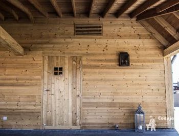 Houten bijgebouwen poolhouse seniorenwoning